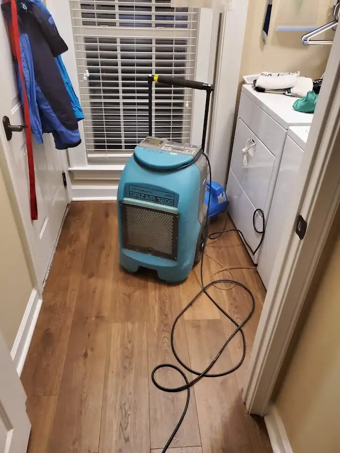 Commercial dehumidifier deployed for Flood Damage Cleanup in Deming