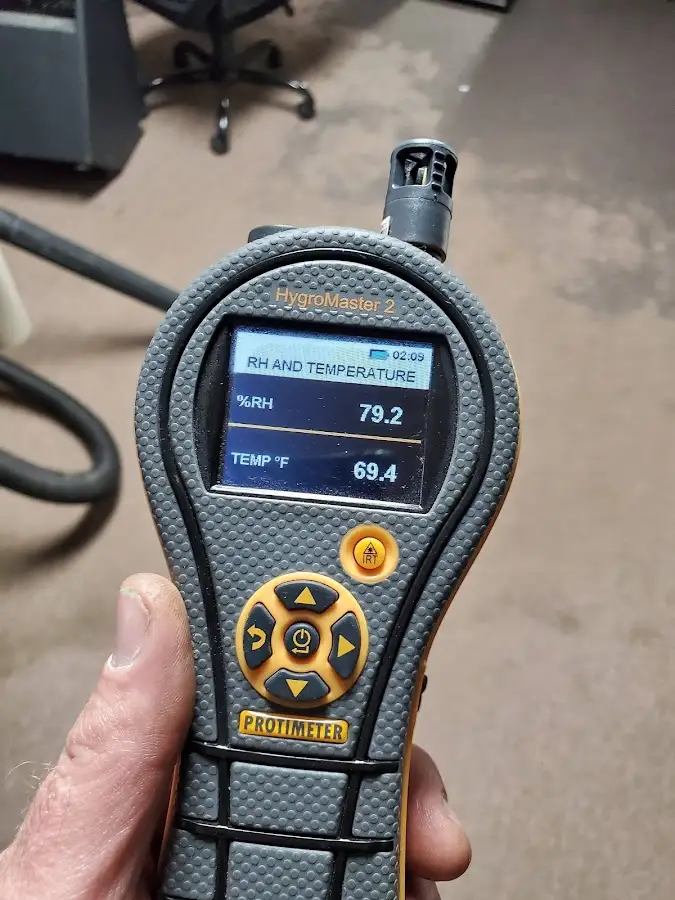 Moisture meter humidity assessment for Mold Remediation & Removal in Deming